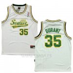 Camiseta Historic Seattle SuperSonics Kevin Durant #35 Blanco