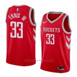 Camiseta Houston Rockets James Ennis Iii #33 Icon 2018 Rojo