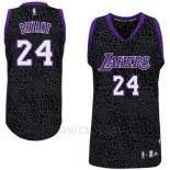 Camiseta Leopard Light Loco Los Angeles Lakers Kobe Bryant #24 Negro