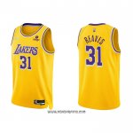 Camiseta Los Angeles Lakers Austin Reaves #31 75th Anniversary 2021-22 Amarillo