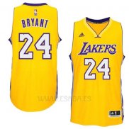 Camiseta Los Angeles Lakers Kobe Bryant #24 Amarillo