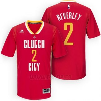 Camiseta Manga Corta Houston Rockets Patrick Beverley #2 Rojo