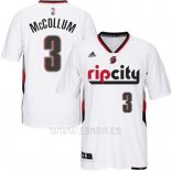 Camiseta Manga Corta Portland Trail Blazers C.J. McCollum #3 Blanco