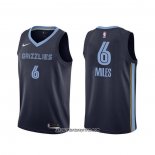Camiseta Memphis Grizzlies C.j. Miles #6 Icon Azul