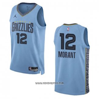 Camiseta Memphis Grizzlies Ja Morant #12 Statement 2022-23 Azul