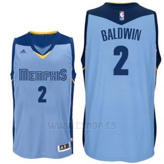 Camiseta Memphis Grizzlies Wade Baldwin #2 Azul