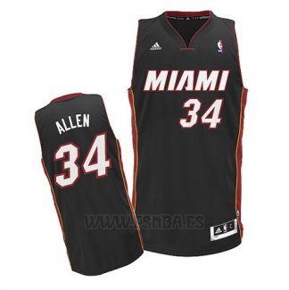 Camiseta Miami Heat Ray Allen #34 Negro