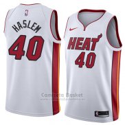 Camiseta Miami Heat Udonis Haslem #40 Association 2018 Blanco