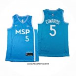 Camiseta Minnesota Timberwolves Anthony Edwards #5 Ciudad 2024 Azul