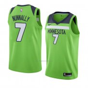 Camiseta Minnesota Timberwolves James Nunnally #7 Statement 2018 Verde