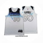Camiseta Minnesota Timberwolves Julius Randle #30 Ciudad 2024-25 Blanco
