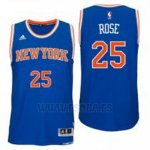 Camiseta New York Knicks Derrick Rose #25 Azul