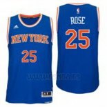 Camiseta New York Knicks Derrick Rose #25 Azul