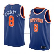 Camiseta New York Knicks Johnny O'bryant Iii #8 Icon 2018 Azul