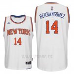 Camiseta New York Knicks Willy Hernangomez #14 Blanco