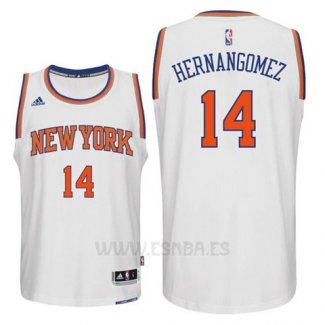 Camiseta New York Knicks Willy Hernangomez #14 Blanco