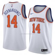 Camiseta New York Knicks Willy Hernangomez #14 Statement 2018 Blanco