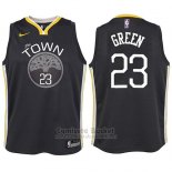 Camiseta Nino Golden State Warriors Draymond Green Statement #23 2017-18 Gris