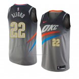 Camiseta Oklahoma City Thunder Bryce Alford #22 Ciudad 2018 Gris