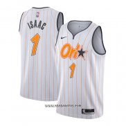 Camiseta Orlando Magic Jonathan Isaac #1 Ciudad 2020-21 Blanco