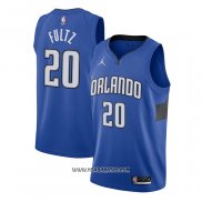 Camiseta Orlando Magic Markelle Fultz #20 Statement 2020-21 Azul