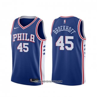 Camiseta Philadelphia 76ers Ryan Broekhoff #45 Icon Azul