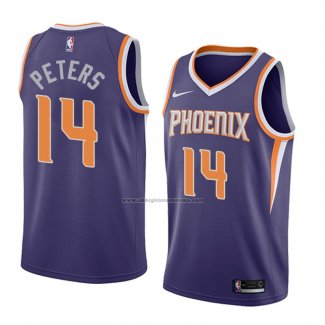 Camiseta Phoenix Suns Alec Peters #14 Icon 2018 Violeta2