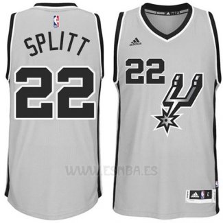 Camiseta San Antonio Spurs Tiago Splitter #22 Gris