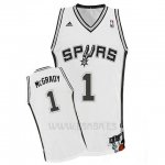 Camiseta San Antonio Spurs Tracy Mcgrady #1 Blanco