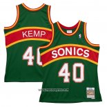 Camiseta Seattle SuperSonics Shawn Kemp #40 Mitchell & Ness 1994-95 Verde