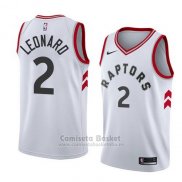 Camiseta Toronto Raptors Kawhi Leonard Association 2017-18 Blanco