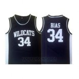 Camiseta Wildcats Len Bias #34 Negro