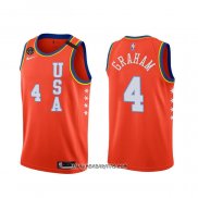 Camiseta 2020 Rising Star Devonte' Graham #4 USA Rojo