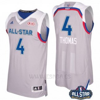 Camiseta All Star 2017 Boston Celtics Isaiah Thomas #4 Gris