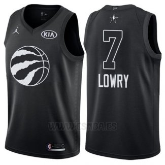 Camiseta All Star 2018 Toronto Raptors Kyle Lowry #7 Negro