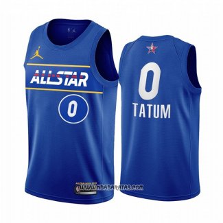 Camiseta All Star 2021 Boston Celtics Jayson Tatum #0 Azul