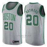 Camiseta Boston Celtics Jaylen Gordon Hayward Ciudad 2017-18 Gris