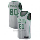 Camiseta Boston Celtics Jonathan Gibson Ciudad #60 2017-18 Gris
