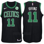 Camiseta Boston Celtics Kyrie Irving #11 2017-18 Negro