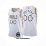 Camiseta Chicago Bulls Personalizada Ciudad 2024-25 Blanco