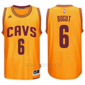 Camiseta Cleveland Cavaliers Andrew Bogut #6 2015 Amarillo