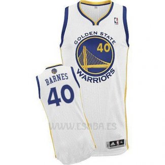 Camiseta Golden State Warriors Harrison Barnes #40 Blanco