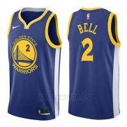 Camiseta Golden State Warriors Jordan Bell #2 Icon 2017-18 Azul