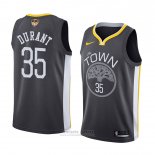 Camiseta Golden State Warriors Kevin Durant Statement #35 2017-18 Gris