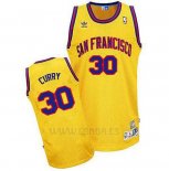 Camiseta Golden State Warriors Stephen Curry #30 Amarillo