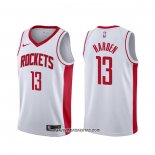 Camiseta Houston Rockets James Harden #13 Association Blanco