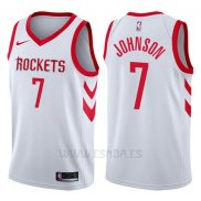 Camiseta Houston Rockets Joe Johnson #7 Association 2017-18 Blanco