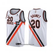Camiseta Los Angeles Clippers Landry Shamet #20 Classic Edition 2019-20 Blanco