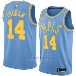 Camiseta Los Angeles Lakers Brandon Ingram Classic 2017-18 Azul