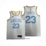 Camiseta Los Angeles Lakers LeBron James #23 Classic 2022-23 Blanco